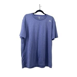 Rhoback T Shirt Mens XL Blue Tech Tee Short Sleeve Performance Athletic